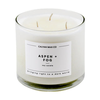 Aspen + Fog | 3 Wick Soy Candle