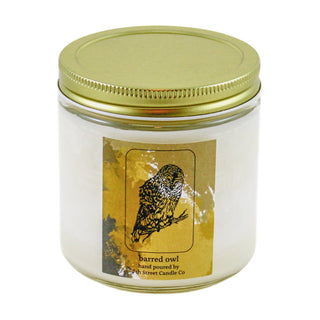 Barred Owl | 16 oz Coconut + Soy Wax Candle