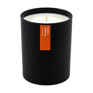 Cedar + Tobacco | Matte Black Soy Candle