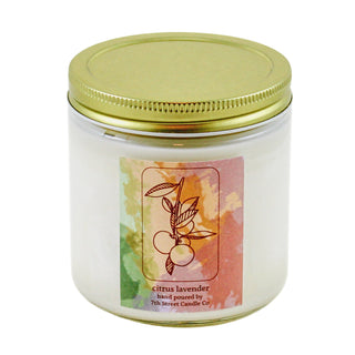 Citrus Lavender | 16 oz Coconut + Soy Wax Candle