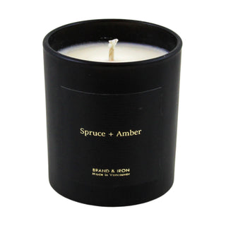 Dark Series: Spruce + Amber | Soy Wax Candle