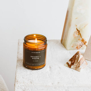 Desert + Agave | Amber Jar Soy Candle