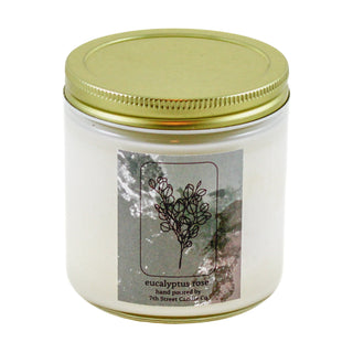 Eucalyptus Rose | 16 oz Coconut + Soy Wax Candle