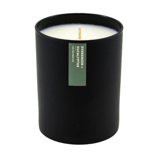 Evergreen + Eucalyptus | Matte Black Soy Candle