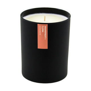 Grapefruit + Flora | Matte Black Soy Candle