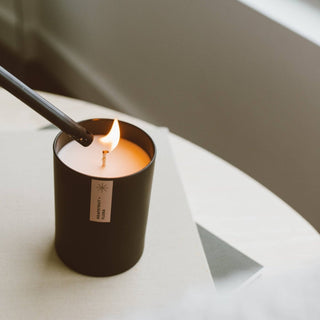 Grapefruit + Flora | Matte Black Soy Candle