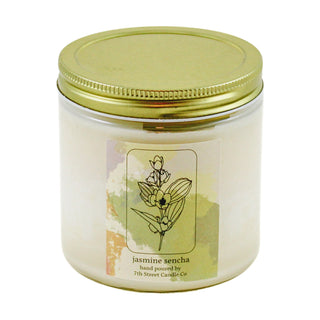 Jasmine Sencha | 16 oz Coconut + Soy Wax Candle