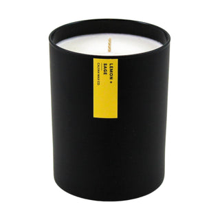 Lemon + Sage | Matte Black Soy Candle