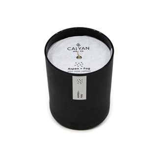 Aspen + Fog | Matte Black Soy Candle