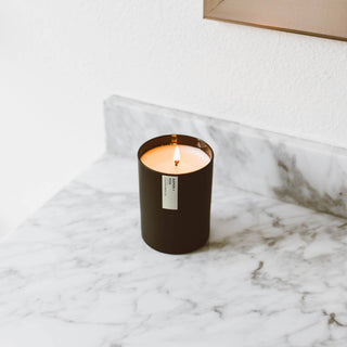 Aspen + Fog | Matte Black Soy Candle