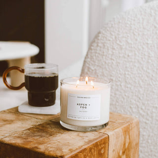 Aspen + Fog | 3 Wick Soy Candle