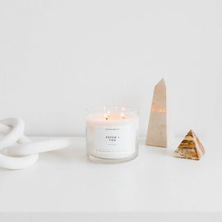 Aspen + Fog | 3 Wick Soy Candle