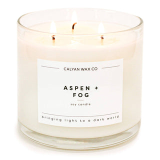 Aspen + Fog | 3 Wick Soy Candle