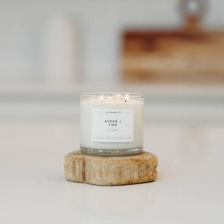 Aspen + Fog | 3 Wick Soy Candle