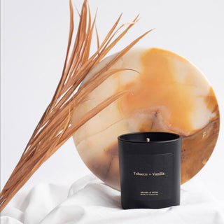 Dark Series: Tobacco + Vanilla | Soy Wax Candle