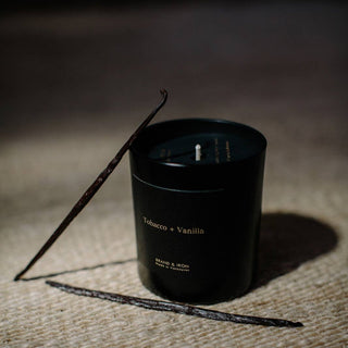 Dark Series: Tobacco + Vanilla | Soy Wax Candle