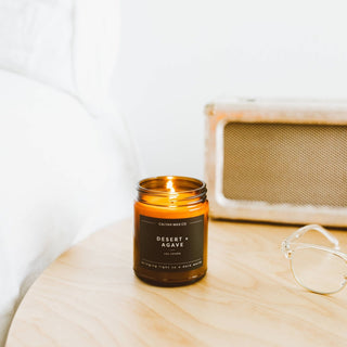 Desert + Agave | Amber Jar Soy Candle