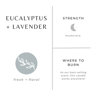 Eucalyptus + Lavender | Soy Wax Candle