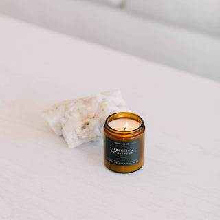 Evergreen + Eucalyptus | Amber Jar Soy Candle