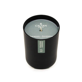 Evergreen + Eucalyptus | Matte Black Soy Candle