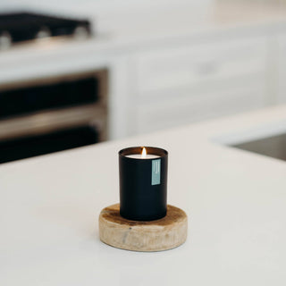 Evergreen + Eucalyptus | Matte Black Soy Candle