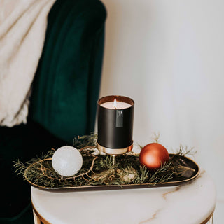 Fir + Clove | Matte Black Soy Candle