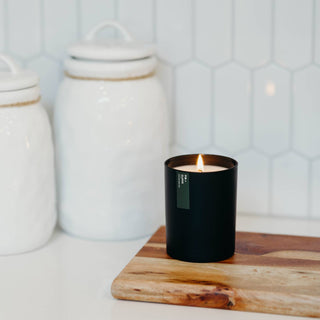 Fir + Clove | Matte Black Soy Candle