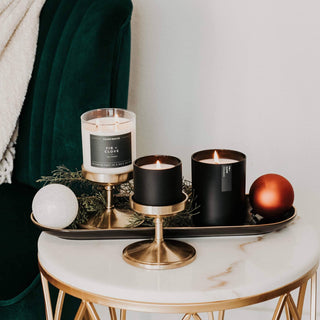 Fir + Clove | Matte Black Soy Candle