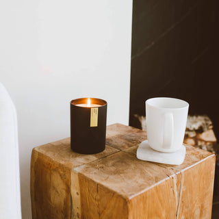 Lemon + Sage | Matte Black Soy Candle