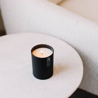 Oakmoss + Amber | Matte Black Soy Candle