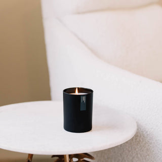 Oakmoss + Amber | Matte Black Soy Candle