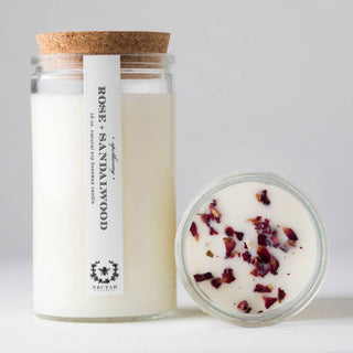 Rose Sandalwood | Apothecary Candle (Grounding)